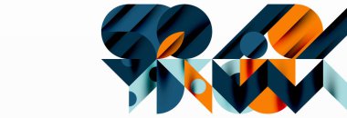 Moda üçgen çizgileri, yuvarlak elementler ve daireler. Duvar Kağıdı, Sancak, Arkaplan, Kart, Kitap İllüstrasyonu, İniş Sayfası