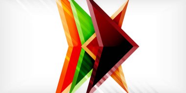 Soyut arkaplan renk üçgenleri ve ok bileşimi. Duvar Kağıdı, Sancak, Arkaplan, Kart, Kitap İllüstrasyonu, İniş Sayfası