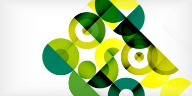 Renkli çember soyut arkaplan. Duvar kağıdı, afiş, sunum, arkaplan şablonu