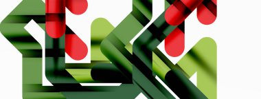 Soyut arkaplan - renkli satır bileşimi. Teknoloji veya iş dijital şablonu