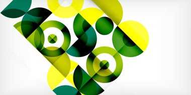 Renkli çember soyut arkaplan. Duvar kağıdı, afiş, sunum, arkaplan şablonu