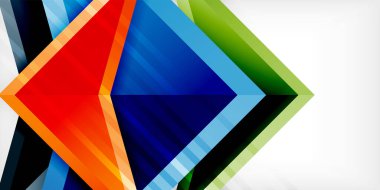 Soyut arkaplan renk üçgenleri ve ok bileşimi. Duvar Kağıdı, Sancak, Arkaplan, Kart, Kitap İllüstrasyonu, İniş Sayfası