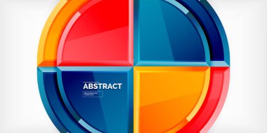 Soyut arkaplan - daireler ve üç boyutlu üçgenler. Duvar Kağıdı, Sancak, Arkaplan, Kart, Kitap İllüstrasyonu, İniş Sayfası