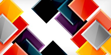 Cam oyuncak stili kare şekiller soyut tasarım. Duvar Kağıdı, Sancak, Arkaplan, Kart, Kitap İllüstrasyonu, İniş Sayfası