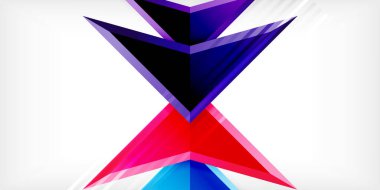 Soyut arkaplan renk üçgenleri ve ok bileşimi. Duvar Kağıdı, Sancak, Arkaplan, Kart, Kitap İllüstrasyonu, İniş Sayfası