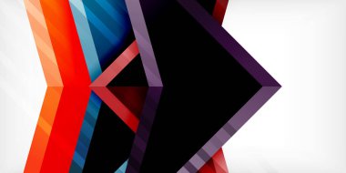 Soyut arkaplan renk üçgenleri ve ok bileşimi. Duvar Kağıdı, Sancak, Arkaplan, Kart, Kitap İllüstrasyonu, İniş Sayfası