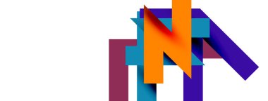 Renkli çizgiler soyut çizgi arkaplanı. Kapaklar, afişler, el ilanları ve posterler ve diğer şablonlar için pop sanatları soyut arka plan