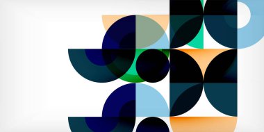 Renkli çember soyut arkaplan. Duvar kağıdı, afiş, sunum, arkaplan şablonu