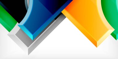 Yuvarlak elementli ok. Renkli geometrik şekiller arka plan. Duvar Kağıdı, Sancak, Arkaplan, Kart, Kitap İllüstrasyonu, İniş Sayfası