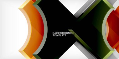 Yuvarlak elementli ok. Renkli geometrik şekiller arka plan. Duvar Kağıdı, Sancak, Arkaplan, Kart, Kitap İllüstrasyonu, İniş Sayfası