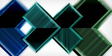 3D efektler ve çizgi dokusu geometrik soyut arkaplan ile oluşturulan ok sembolleri