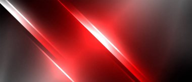 Neon dinamik köşegen ışık ışınları arka planı. Duvar kağıdı, bayrak, sunum, arkaplan için tekno dijital geometrik konsept tasarımı