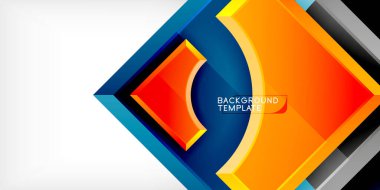 Yuvarlak elementli ok. Renkli geometrik şekiller arka plan. Duvar Kağıdı, Sancak, Arkaplan, Kart, Kitap İllüstrasyonu, İniş Sayfası