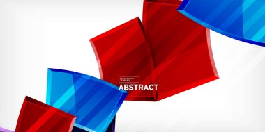 Vector abstract color geometric shapes. Illustration For Wallpaper, Banner, Background, Card, Book Illustration, landing page clipart