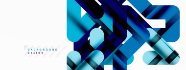 Soyut arkaplan - renkli satır bileşimi. Teknoloji veya iş dijital şablonu