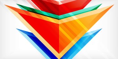 Soyut arkaplan renk üçgenleri ve ok bileşimi. Duvar Kağıdı, Sancak, Arkaplan, Kart, Kitap İllüstrasyonu, İniş Sayfası