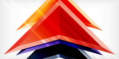 Soyut arkaplan renk üçgenleri ve ok bileşimi. Duvar Kağıdı, Sancak, Arkaplan, Kart, Kitap İllüstrasyonu, İniş Sayfası