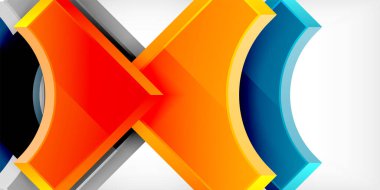 Yuvarlak elementli ok. Renkli geometrik şekiller arka plan. Duvar Kağıdı, Sancak, Arkaplan, Kart, Kitap İllüstrasyonu, İniş Sayfası