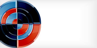 Soyut arkaplan - daireler ve üç boyutlu üçgenler. Duvar Kağıdı, Sancak, Arkaplan, Kart, Kitap İllüstrasyonu, İniş Sayfası