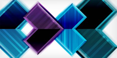 3D efektler ve çizgi dokusu geometrik soyut arkaplan ile oluşturulan ok sembolleri