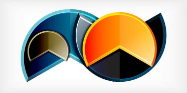 Cam yansıtıcı geometrik yuvarlak arka plan şekilleri. Duvar Kağıdı, Sancak, Arkaplan, Kart, Kitap İllüstrasyonu, İniş Sayfası