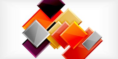 Kare şekilli soyut geometri. Duvar Kağıdı, Sancak, Arkaplan, Kart, Kitap İllüstrasyonu, İniş Sayfası