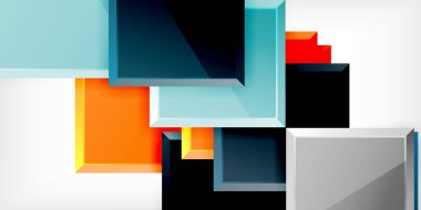 Kare şekilli soyut geometri. Duvar Kağıdı, Sancak, Arkaplan, Kart, Kitap İllüstrasyonu, İniş Sayfası