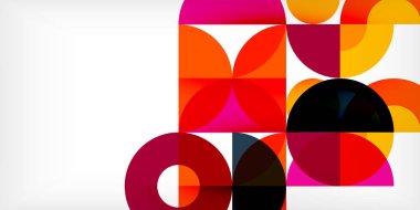 Renkli çember soyut arkaplan. Duvar kağıdı, afiş, sunum, arkaplan şablonu