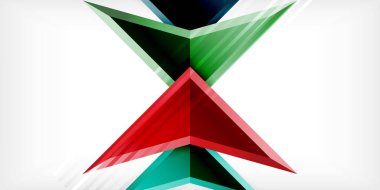 Soyut arkaplan renk üçgenleri ve ok bileşimi. Duvar Kağıdı, Sancak, Arkaplan, Kart, Kitap İllüstrasyonu, İniş Sayfası