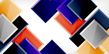 Cam oyuncak stili kare şekiller soyut tasarım. Duvar Kağıdı, Sancak, Arkaplan, Kart, Kitap İllüstrasyonu, İniş Sayfası