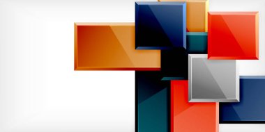 Kare şekilli soyut geometri. Duvar Kağıdı, Sancak, Arkaplan, Kart, Kitap İllüstrasyonu, İniş Sayfası