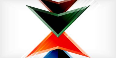 Soyut arkaplan renk üçgenleri ve ok bileşimi. Duvar Kağıdı, Sancak, Arkaplan, Kart, Kitap İllüstrasyonu, İniş Sayfası