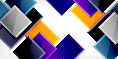 Kare şekilli soyut geometri. Duvar Kağıdı, Sancak, Arkaplan, Kart, Kitap İllüstrasyonu, İniş Sayfası