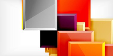 Kare şekilli soyut geometri. Duvar Kağıdı, Sancak, Arkaplan, Kart, Kitap İllüstrasyonu, İniş Sayfası