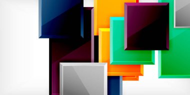 Cam oyuncak stili kare şekiller soyut tasarım. Duvar Kağıdı, Sancak, Arkaplan, Kart, Kitap İllüstrasyonu, İniş Sayfası