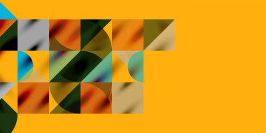 Üçgenler, yuvarlak üçgenler ve tekno sanatın daireleri. Duvar Kağıdı, Sancak, Arkaplan, Kart, Kitap İllüstrasyonu, İniş Sayfası