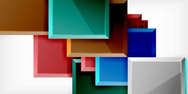 Kare şekilli soyut geometri. Duvar Kağıdı, Sancak, Arkaplan, Kart, Kitap İllüstrasyonu, İniş Sayfası