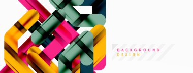 Dinamik renkli satırlar asgari soyut arkaplan