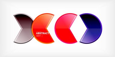 Cam yansıtıcı geometrik yuvarlak arka plan şekilleri. Duvar Kağıdı, Sancak, Arkaplan, Kart, Kitap İllüstrasyonu, İniş Sayfası