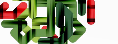 Soyut arkaplan - renkli satır bileşimi. Teknoloji veya iş dijital şablonu