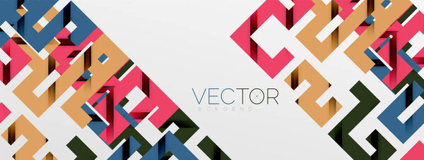 Color bend lines with shadow texture effect. Vector Illustration For Wallpaper, Banner, Background, Card, Book Illustration, landing page