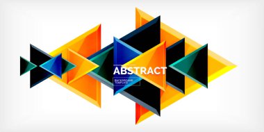 Soyut arkaplan - parlak üçgenler. Duvar Kağıdı, Sancak, Arkaplan, Kart, Kitap İllüstrasyonu, İniş Sayfası