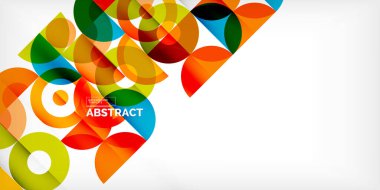 Minimum geometrik soyut arkaplan. Çember kare ve üçgen tasarım. Duvar kağıdı, afiş, arkaplan veya iniş için moda tekno iş şablonu