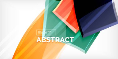 Yuvarlak 3D şekiller, plaka arka planı. Yaratıcı bileşim tasarım şablonu