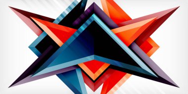 Soyut arkaplan renk üçgenleri ve ok bileşimi. Duvar Kağıdı, Sancak, Arkaplan, Kart, Kitap İllüstrasyonu, İniş Sayfası