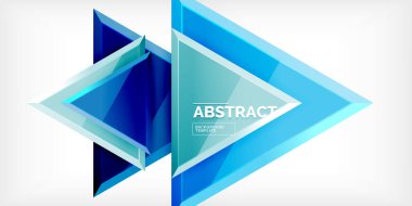 Soyut arkaplan - üç boyutlu renkli üçgenler. Duvar Kağıdı, Sancak, Arkaplan, Kart, Kitap İllüstrasyonu, İniş Sayfası