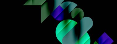 Yuvarlak şekiller, daireler ve çizgiler minimum geometrik arkaplan. Duvar Kağıdı, Sancak, Arkaplan, Kart, Kitap İllüstrasyonu, İniş Sayfası