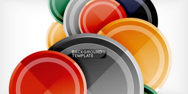 Geometrik tasarım arka plan - daireler