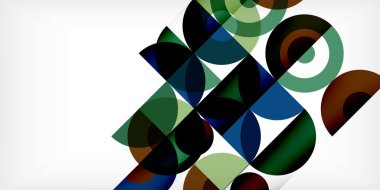 Renkli çember soyut arkaplan. Duvar kağıdı, afiş, sunum, arkaplan şablonu