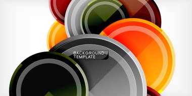 Minimum geometrik soyut arkaplan. Çember üçgen tasarımı